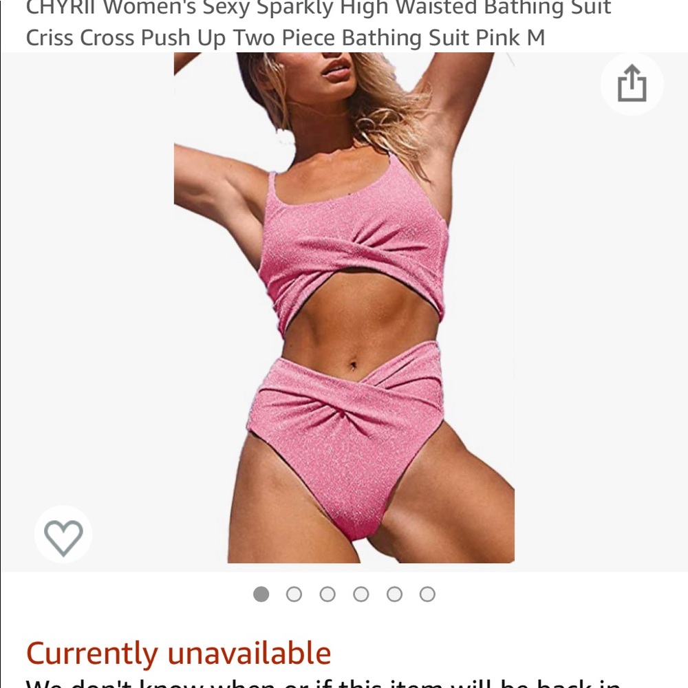 Pink Amazon bikini
